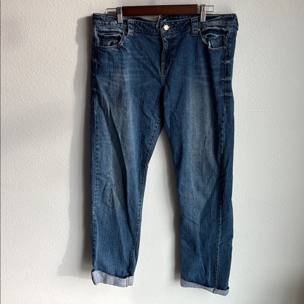 GARNETT HILL Jeans Womens Cuffed Size 14 Long Tall